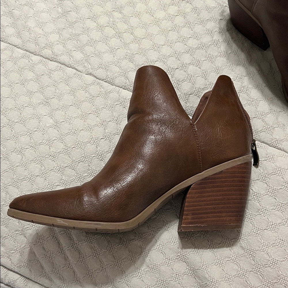 Elegant Brown Ankle Booties